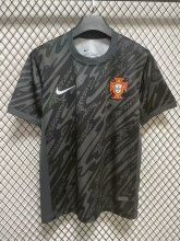24/25  Portugal goalkeeper Black Fans 1:1 Quality Soccer Jersey