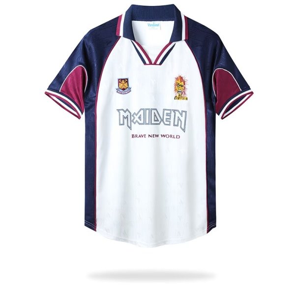 1999/2001 West Ham Away Fans 1:1 Retro Soccer Jersey