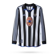 1999/2000 Newcastle United Home Long sleeves Retro  1:1 Quality Soccer Jersey