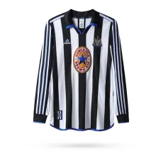 1999/2000 Newcastle United Home Long sleeves Retro  1:1 Quality Soccer Jersey