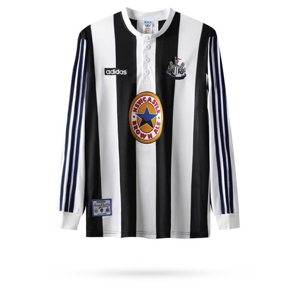 1995/1997 Newcastle United Home Long Sleeves Retro  1:1 Quality Soccer Jersey