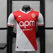 24/25  Monaco Home Player 1:1 Quality Soccer Jersey