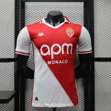 24/25  Monaco Home Player 1:1 Quality Soccer Jersey