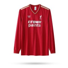 1985/1987  Liverpool Home Long sleeve Retro 1:1 Quality Soccer Jersey