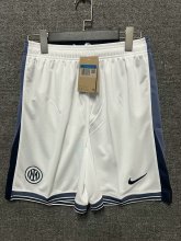 24/25 Inter Milan  Away White 1:1 Quality Shorts