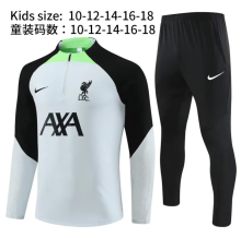24/25  Liverpool  Grey With Black Kids 1:1 Quality Training Jersey