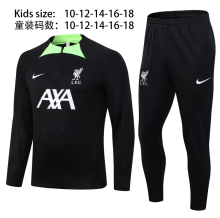 24/25  Liverpool  Grey With Black Kids 1:1 Quality Training Jersey