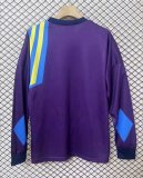 1992/1993 Manchester United Goalkeeper Purple Long Sleeve 1:1 Retro Quality Soccer Jersey
