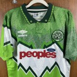 1991/1992 Celtic Away Fans Retro 1:1 Quality Soccer Jersey
