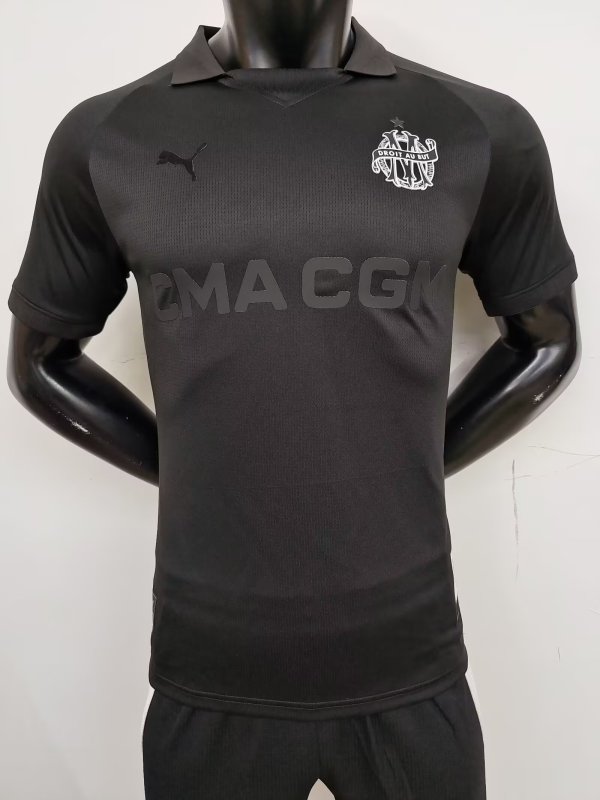 2024  Marseille  125th Anniversary Special Edition  Player Black 1:1 Quality Soccer Jersey