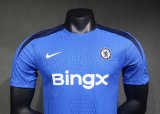 24/25 Chelsea Training Clothes Blue Player 1:1 Quality Soccer Jersey