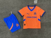 24/25 Marseille Third Kids Kits 1:1 Quality Soccer Jersey