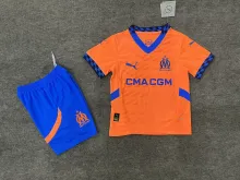 24/25 Marseille Third Kids Kits 1:1 Quality Soccer Jersey