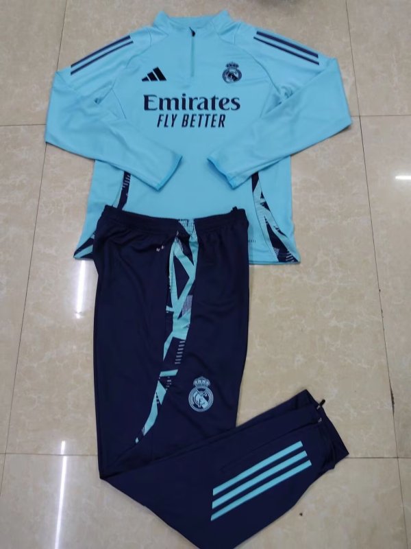 24/25  Real Madrid  Training  Light Green 1:1 Quality Training Jersey