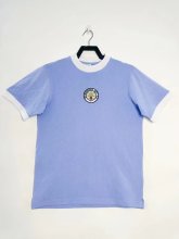 1972  Manchester City Home Fans 1:1 Retro Soccer Jersey