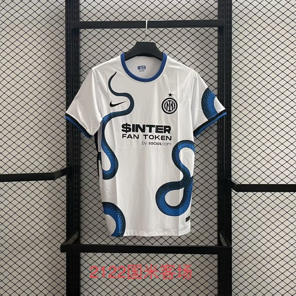 21/22  Inter Milan  Away Fans 1:1 Retro Soccer Jersey