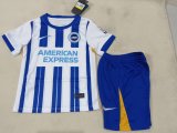 24/25 Brighton  Home  Kids Kits 1:1 Quality Soccer Jersey