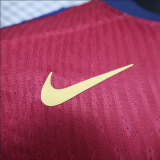 24/25 Barcelona  Home Long Sleeved  PLayer  1:1 Quality Soccer Jersey