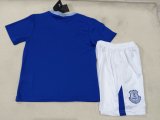 24/25 Everton Home Kids Kits 1:1 Quality  Soccer Jersey