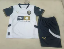 24/25  Valencia Home Kids Kits 1:1 Quality  Soccer Jersey