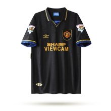 1993/1995  Manchester United Away Fans Retro  1:1 Quality  Soccer Jersey