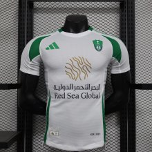 24/25  Al Ahli Jeddah Home White  Player 1:1 Quality Soccer Jersey（吉达国民）
