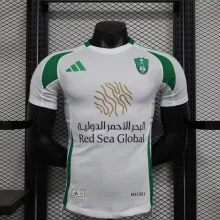 24/25  Al Ahli Jeddah Home White  Player 1:1 Quality Soccer Jersey（吉达国民）