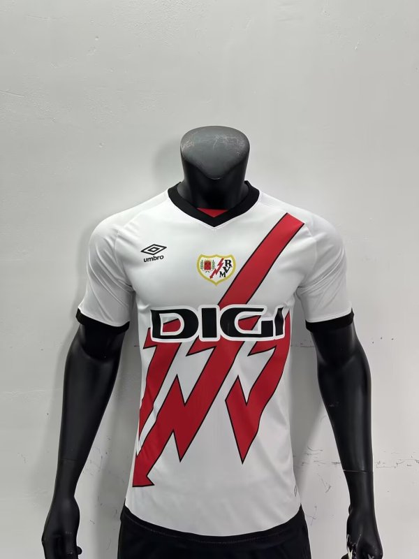 24/25 Rayo Vallecano Home Player 1:1 Quality Soccer Jersey