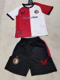 24/25 Feyenoord Rotterdam Home  Kids  Kits 1:1 Quality Soccer Jersey