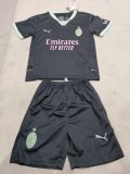 24/25 AC Milan Third Kids 1:1 Quality Soccer Jersey