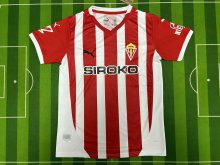24/25  Sporting de Gijon Home  Red Fans 1:1 Quality Soccer Jersey