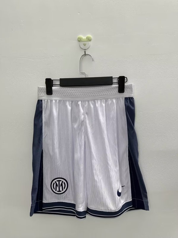 24/25 Inter Milan  Away White Player 1:1 Quality Shorts