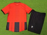 24/25  USM Alger Red  Kids 1:1 Quality Soccer Jersey