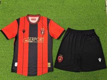 24/25  USM Alger Red  Kids 1:1 Quality Soccer Jersey