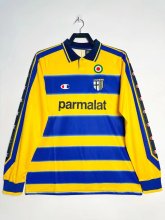 1999/2000  Parma  Long sleeves Yellow  Retro 1:1 Quality Soccer Jersey