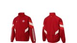 24/25  Bayern Munich Red Windbreaker