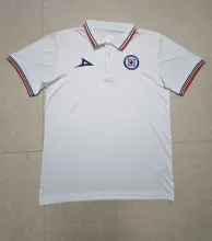 24/25 Cruz Azul POLO White Fans 1:1 Quality Soccer Jersey