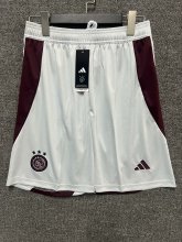 24/25  Ajax  Third  White 1:1 Quality Shorts