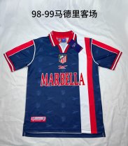 1998/1999  Atletico Madrid  Away Retro 1:1 Quality Soccer Jersey
