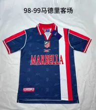 1998/1999  Atletico Madrid  Away Retro 1:1 Quality Soccer Jersey