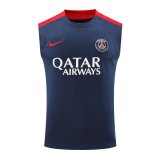 24/25 PSG Paris Blue 1:1 Quality Training Vest（A-Set）