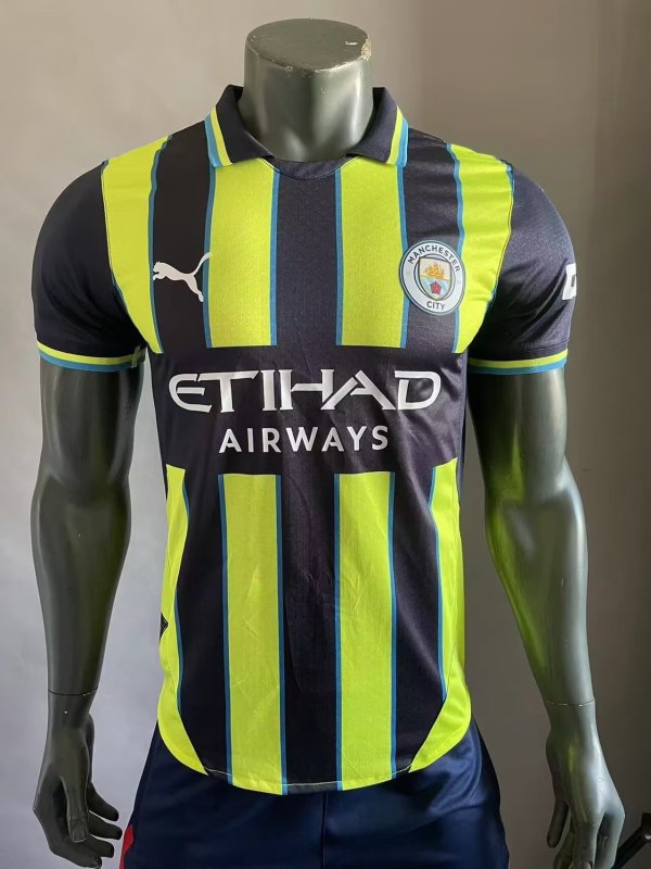 24/25  Manchester City  Away Player 1:1 Quality Soccer Jersey