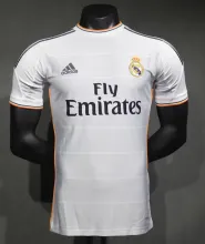 2013/2014 Real Madrid Home Player 1:1 Quality Retro Soccer Jersey