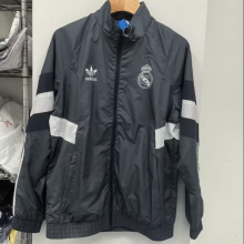 24/25 Real Madrid Grey Windbreaker
