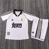 1998/2000 Real Madrid  Home Kids  Retro 1:1 Quality  Soccer Jersey