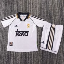 1998/2000 Real Madrid  Home Kids  Retro 1:1 Quality  Soccer Jersey
