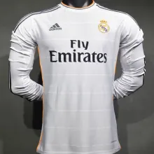 2013/2014 Real Madrid Home Player Long sleeves 1:1 Quality Retro Soccer Jersey