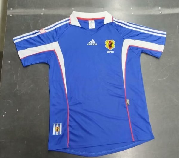 1999/2000 Japan  Home  Blue Fans 1:1 Quality Retro Soccer Jersey