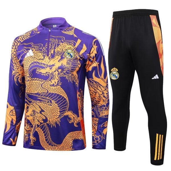 24/25  Real Madrid  Training  Purple 1:1 Quality Training Jersey