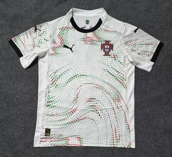 25/26 Portugal  Away White Fans 1:1 Quality Soccer Jersey
